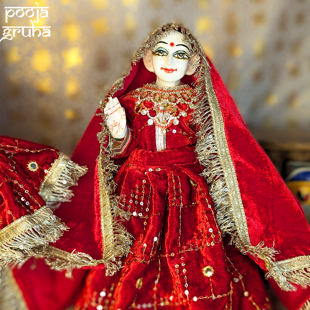 Kumkum Vilas Radha Krishna Velvet Dress Set