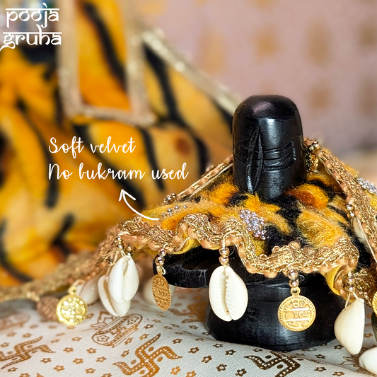 Tiger Velvet Shiv Ling Dress Set