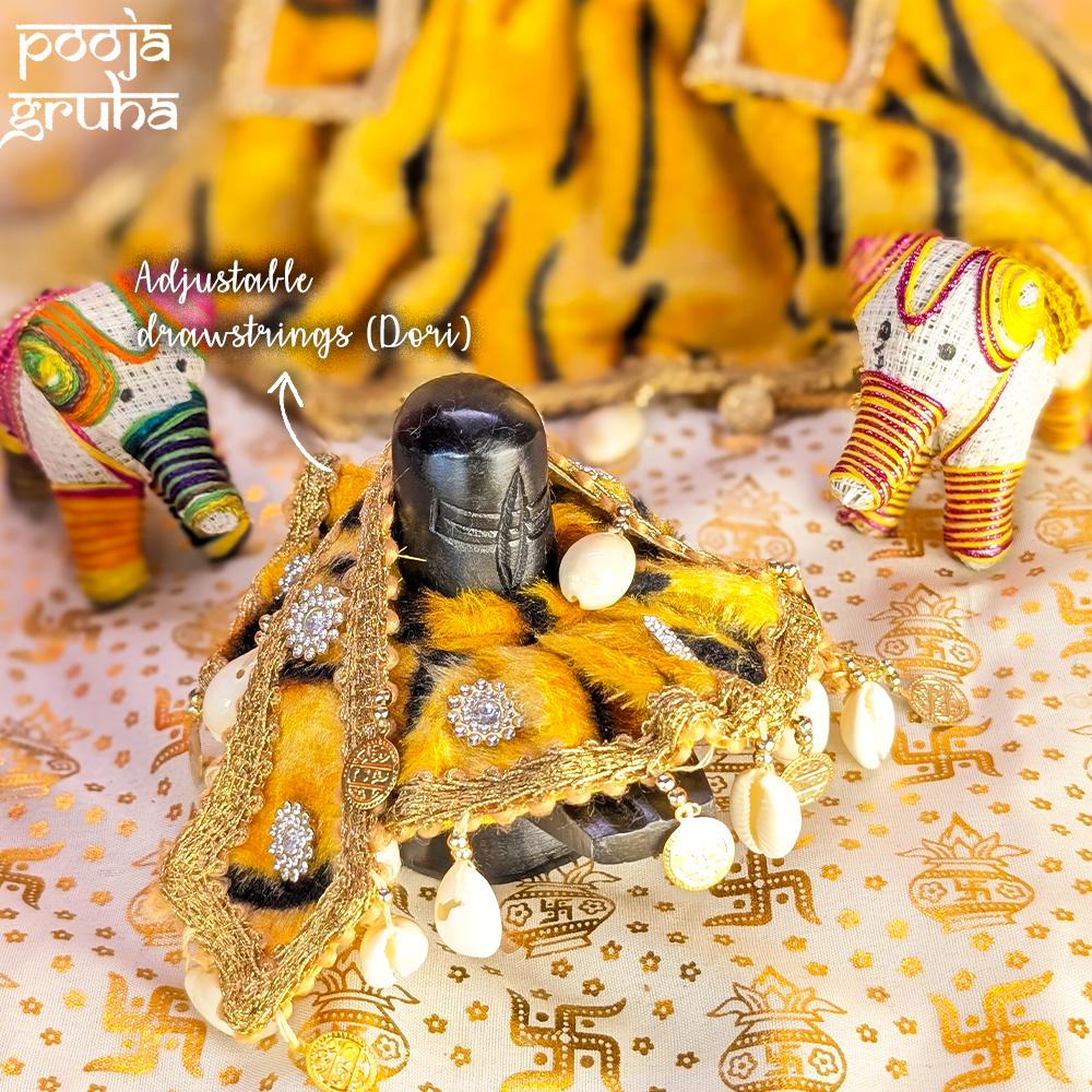 Tiger Velvet Shiv Ling Dress Set