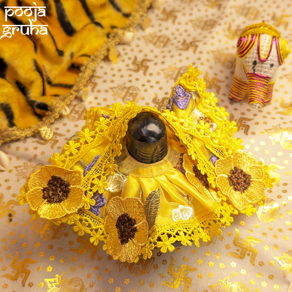 Floral Shiv Ling Dress Set