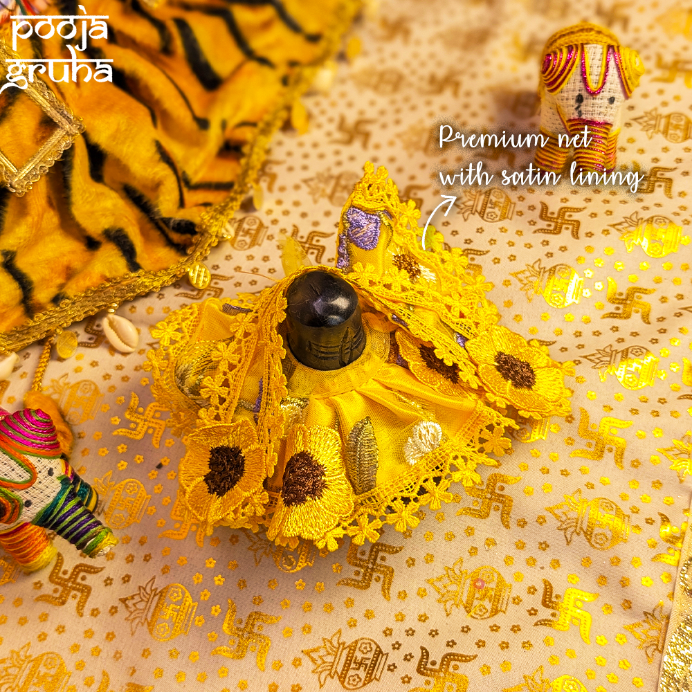 Floral Shiv Ling Dress Set