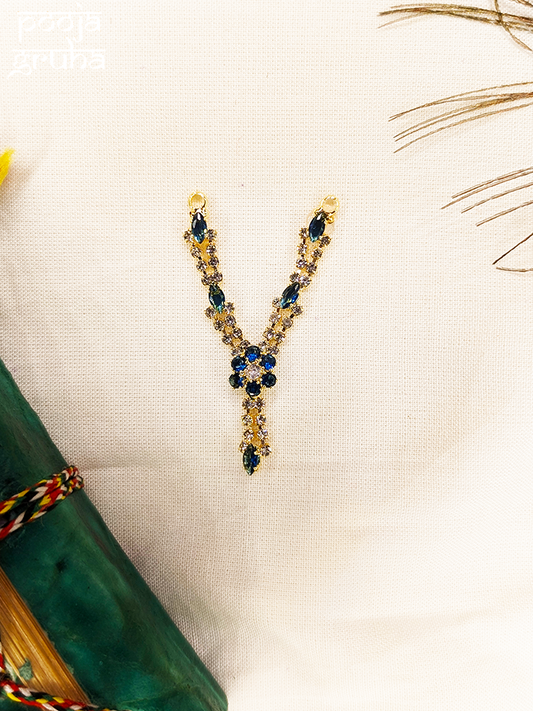 Floral Stone Pendant for Deity Shringar