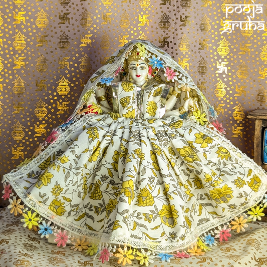 Chandrapushp Mata Rani Cotton Dress Set