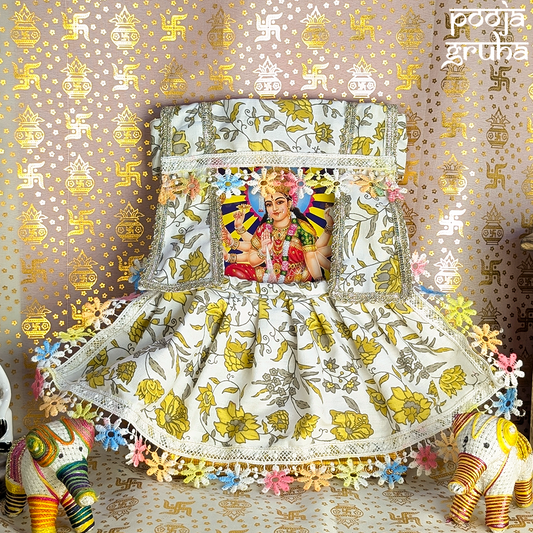 Chandrapushp Cotton Photo Frame Dress