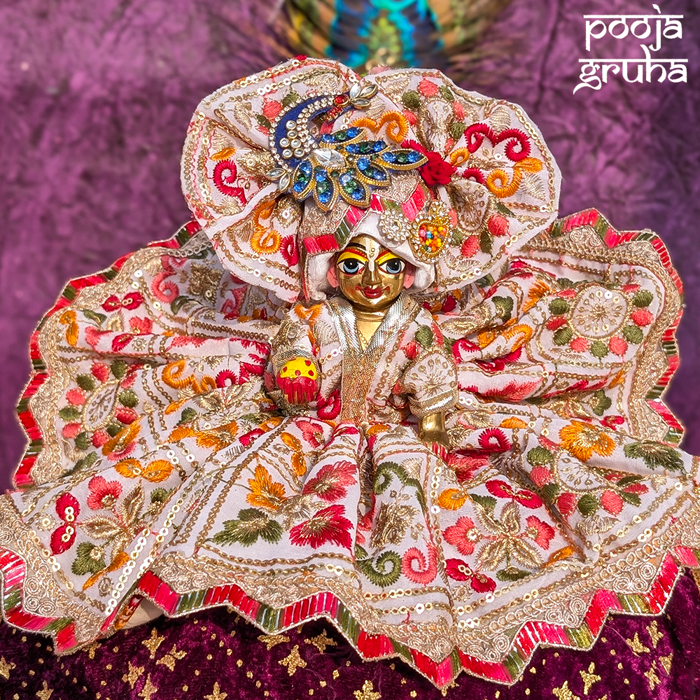 Shvet Rangotsav Laddu Gopal Dress