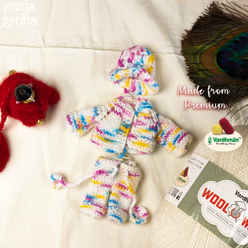 Woolen Jacket Set for Laddu Gopal