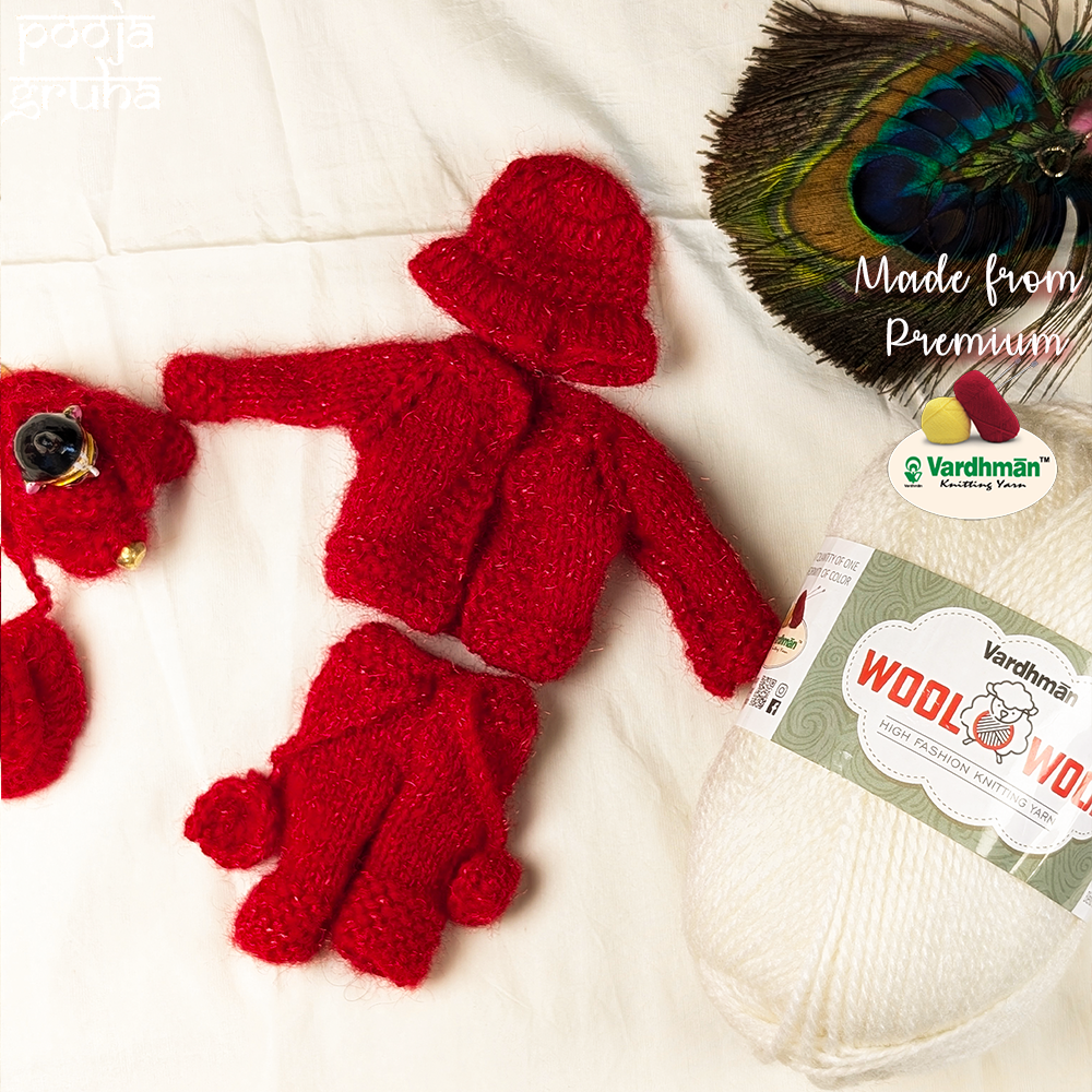 Woolen Jacket Set for Laddu Gopal