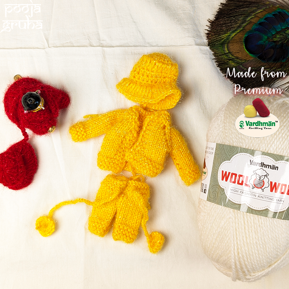 Woolen Jacket Set for Laddu Gopal