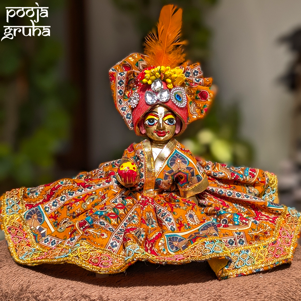 Chaturvastra Summer Laddu Gopal Dress Combo (Set of 4 Dresses)