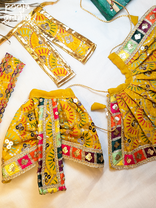 Tejasvi Lehenga & Dhoti Dress Set for Gods